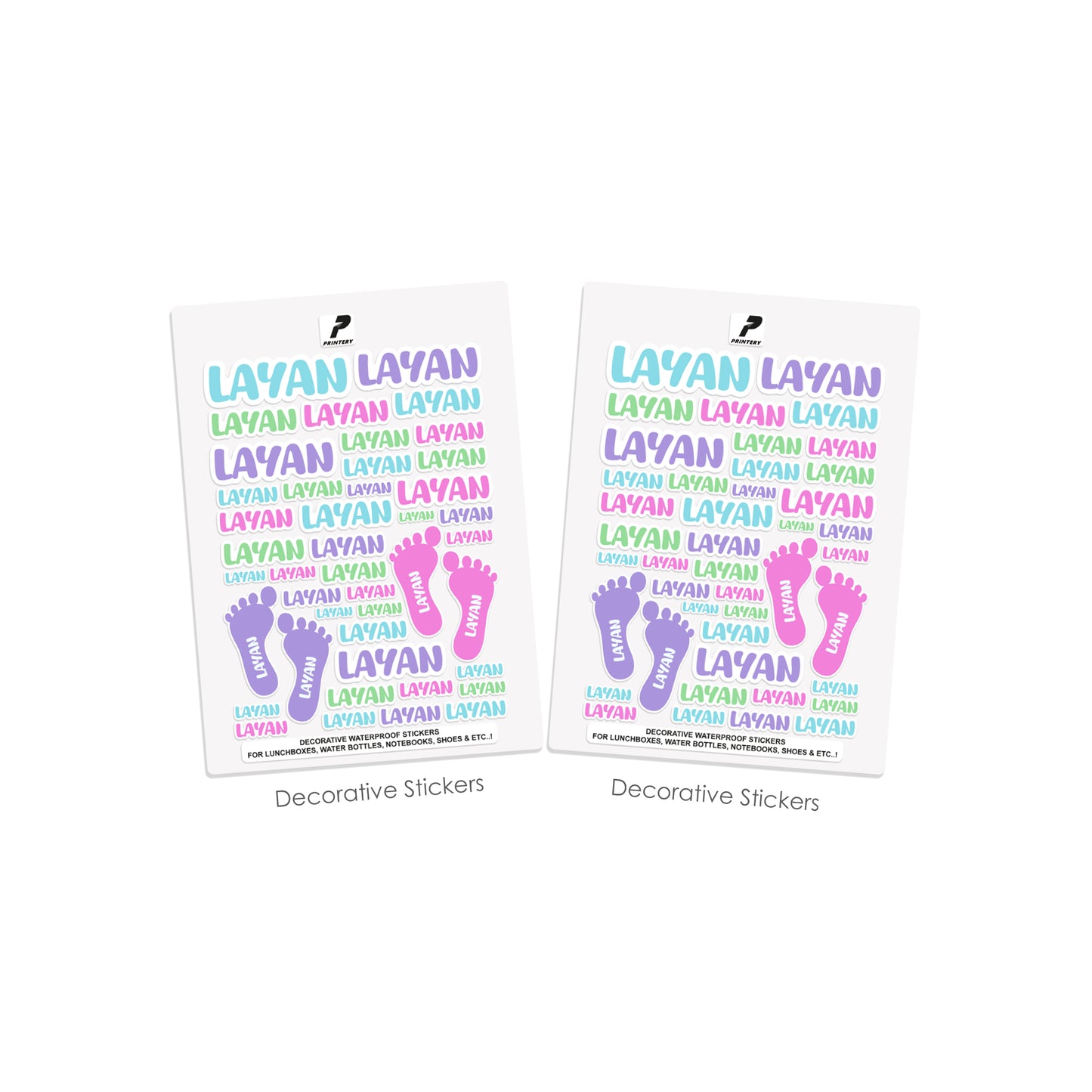 School Label Stickers Pack D148 - Retro Check Pattern