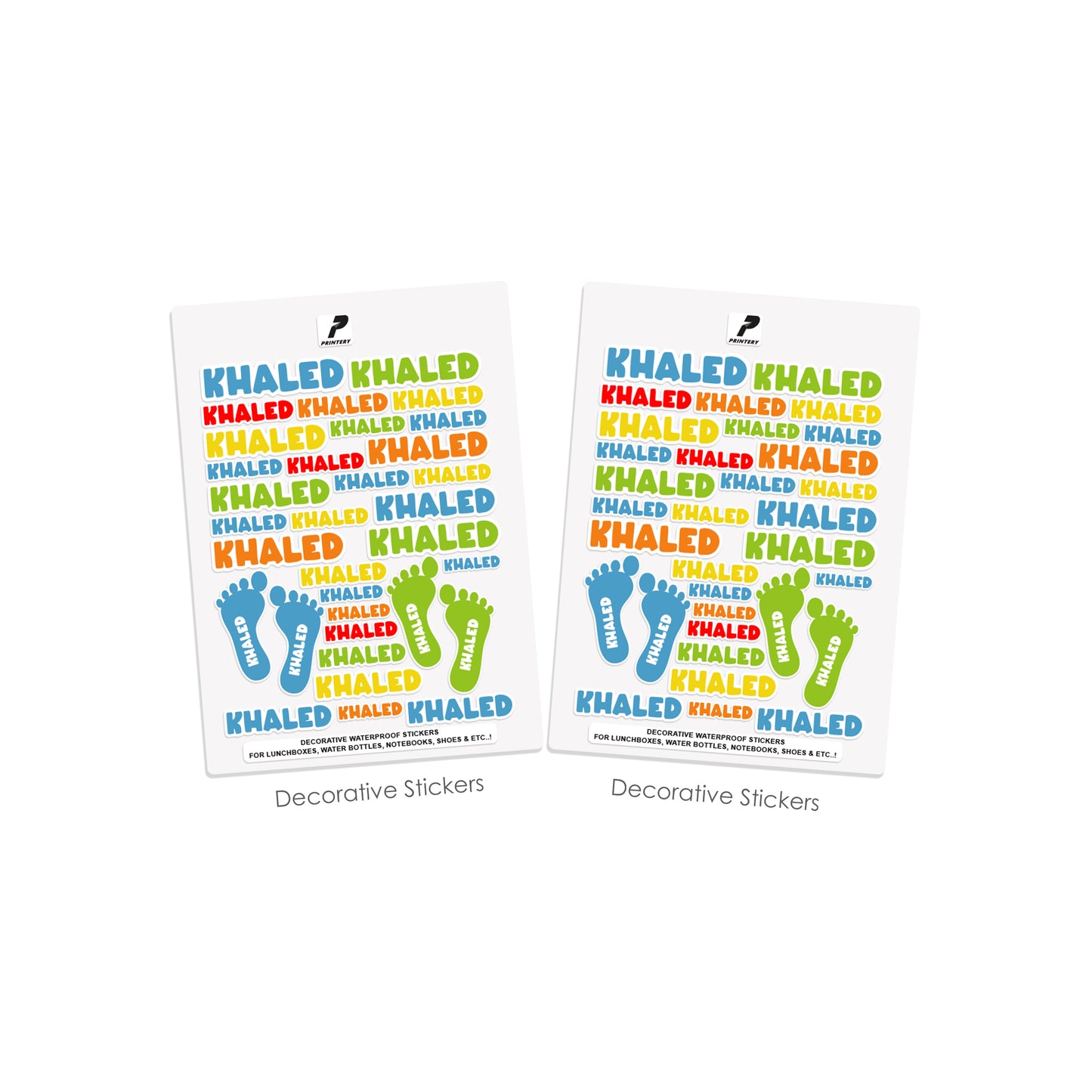 School Label Stickers Pack D133 - Boy Photo Theme