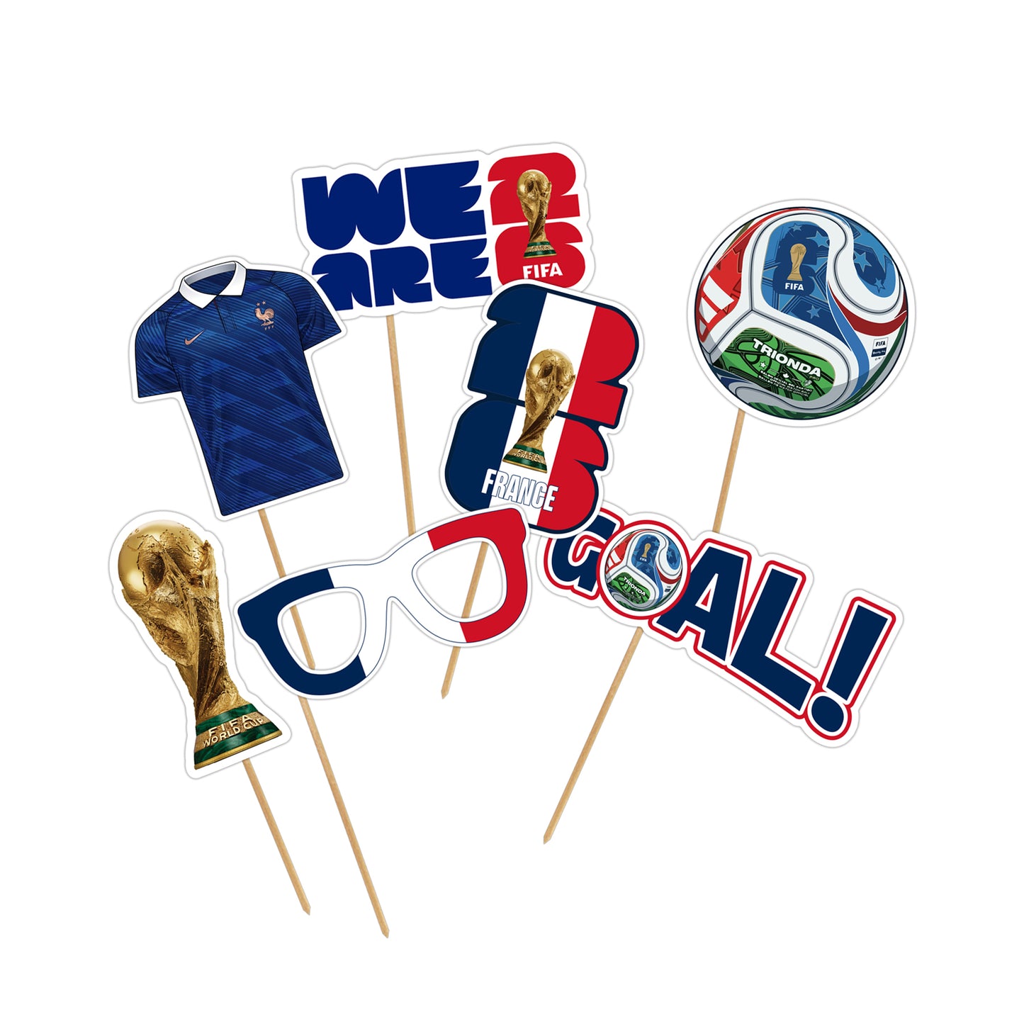 France World Cup Photo Props