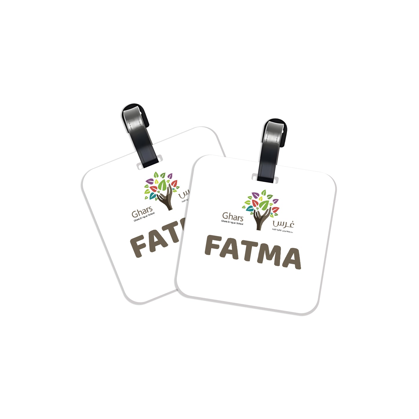 Ghars School Logo Tags