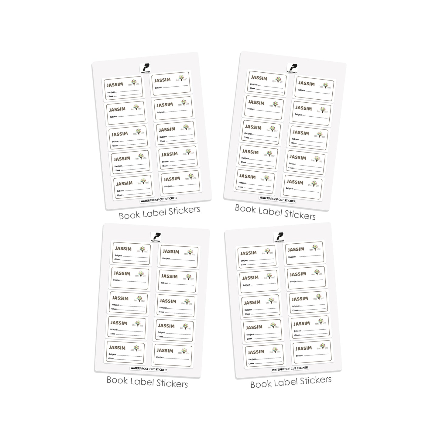 Ghars School Labels