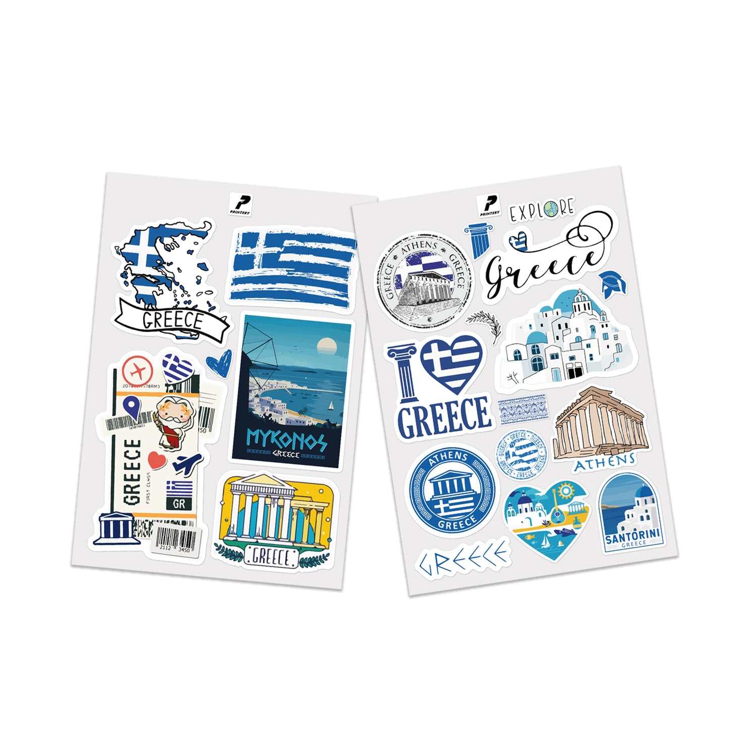 Traveling Stickers - Greece