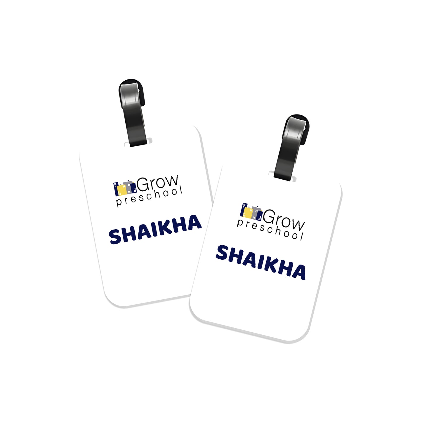 Grow Pre-School Logo Tags