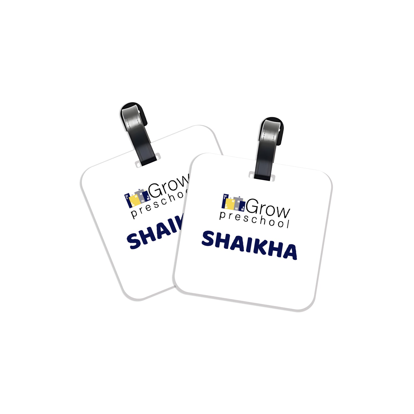 Grow Pre-School Logo Tags