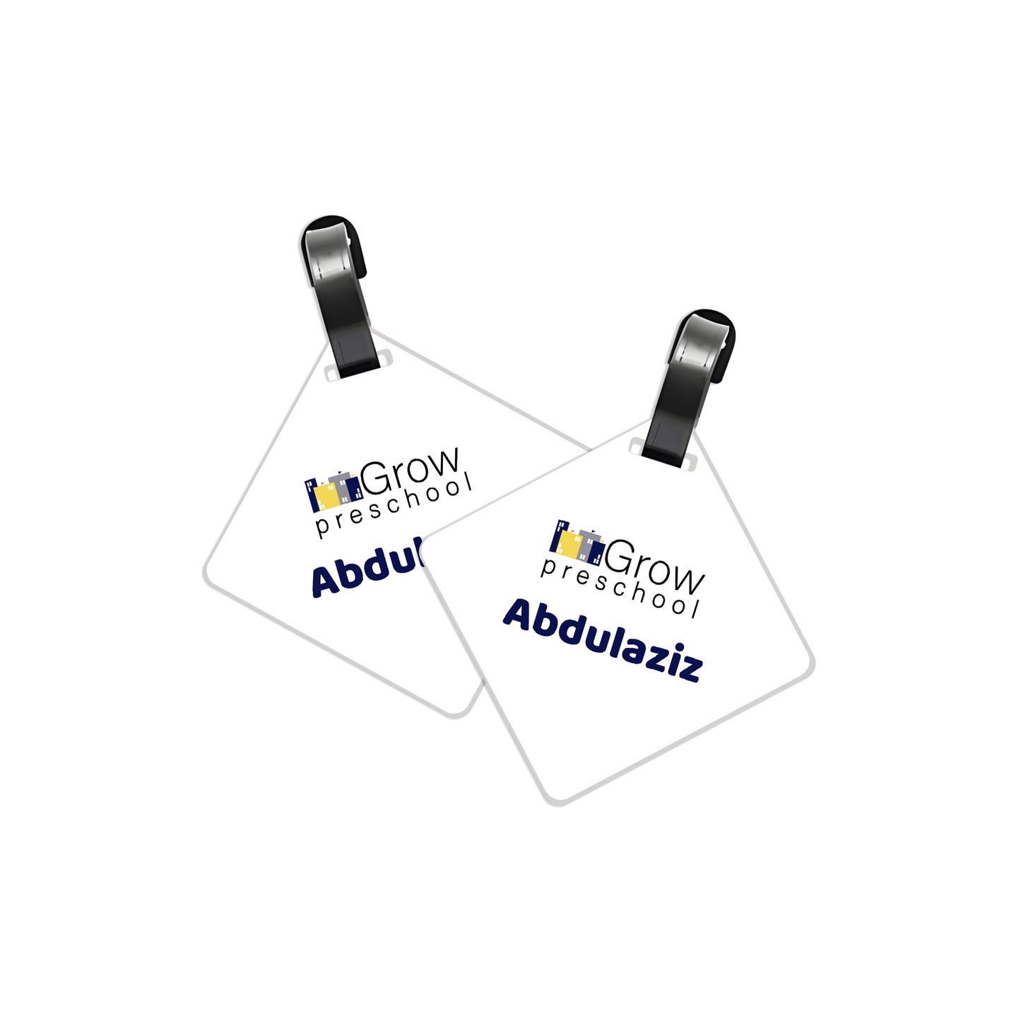 Grow Pre-School Logo Tags