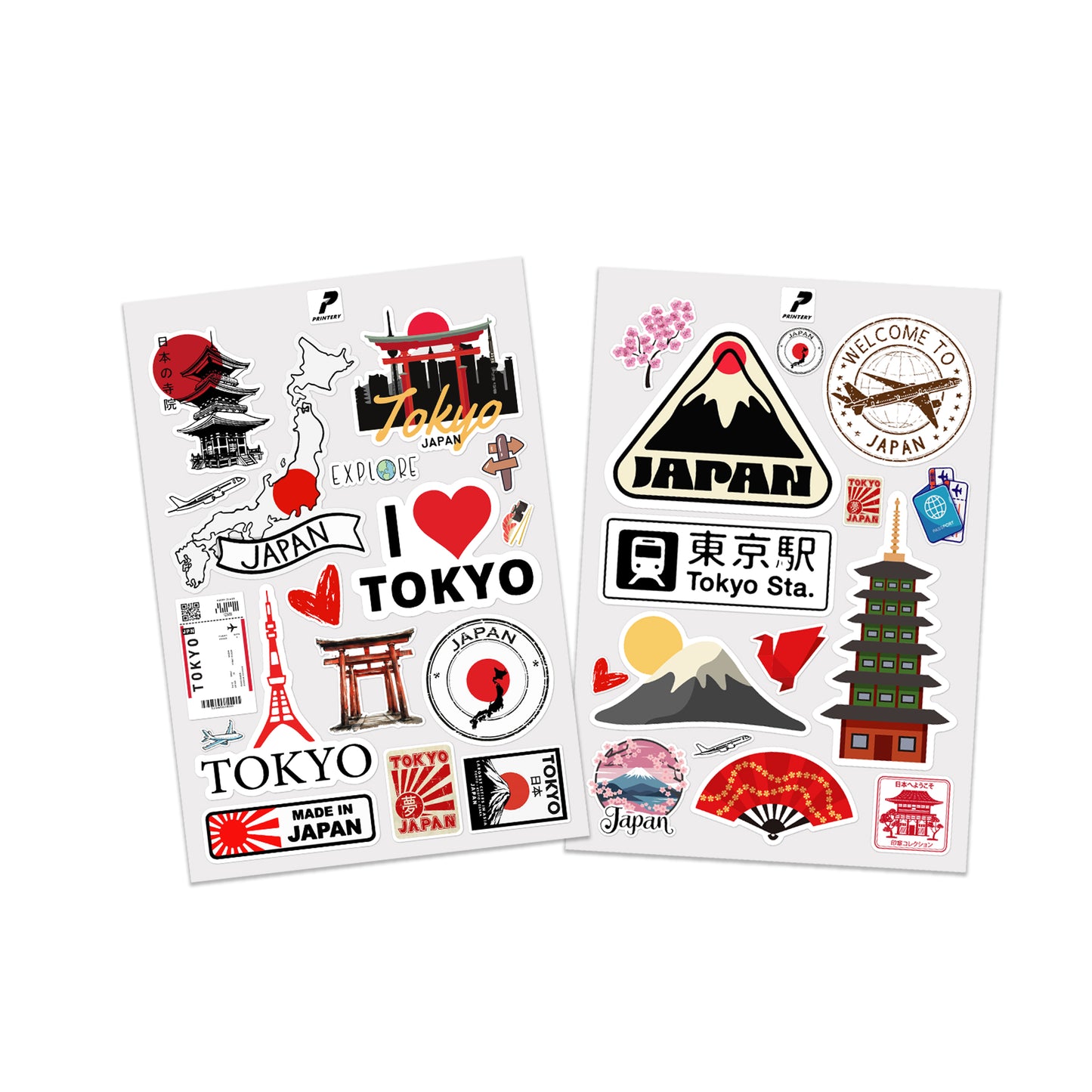 Traveling Stickers - Japan