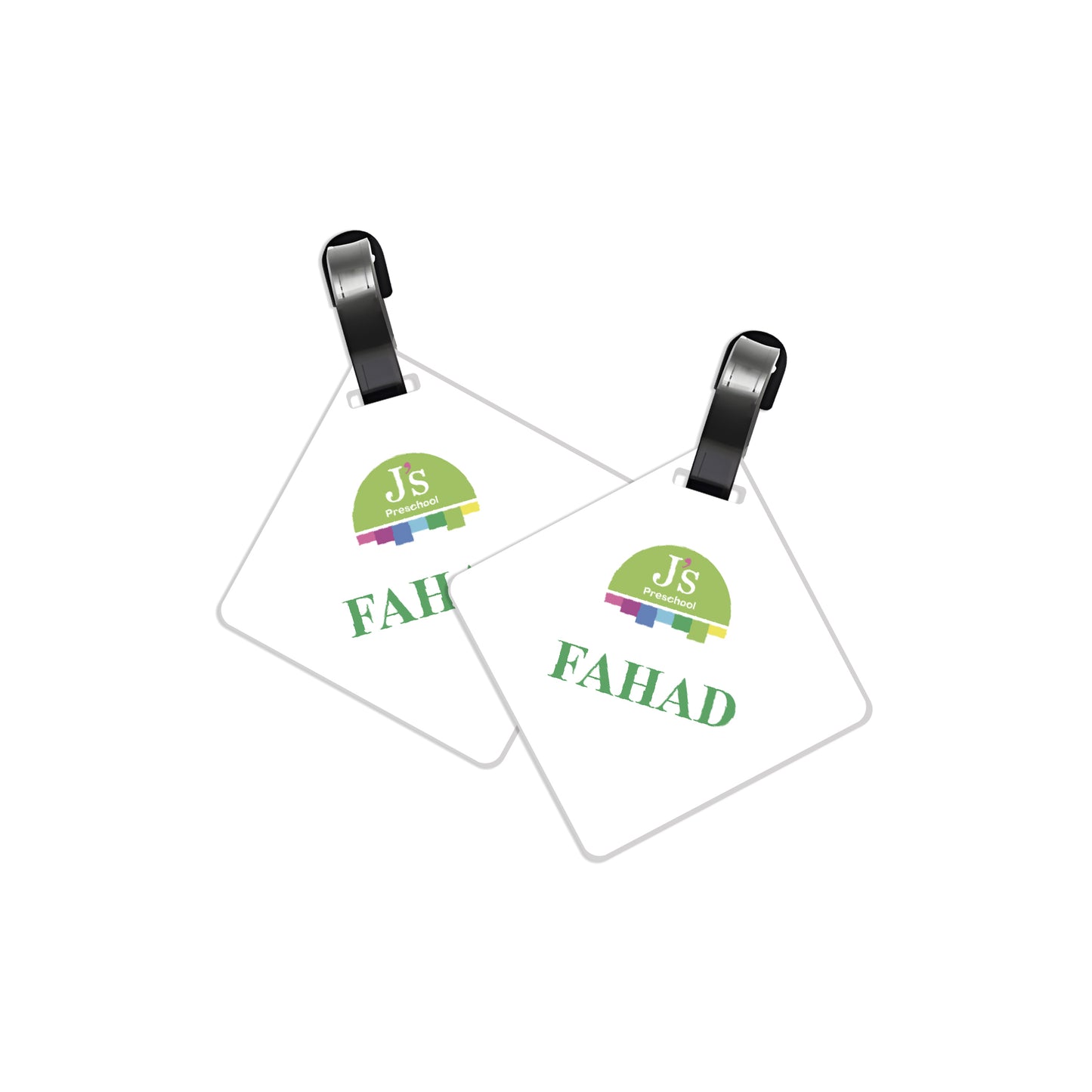 J'S Pre-School Logo Tags