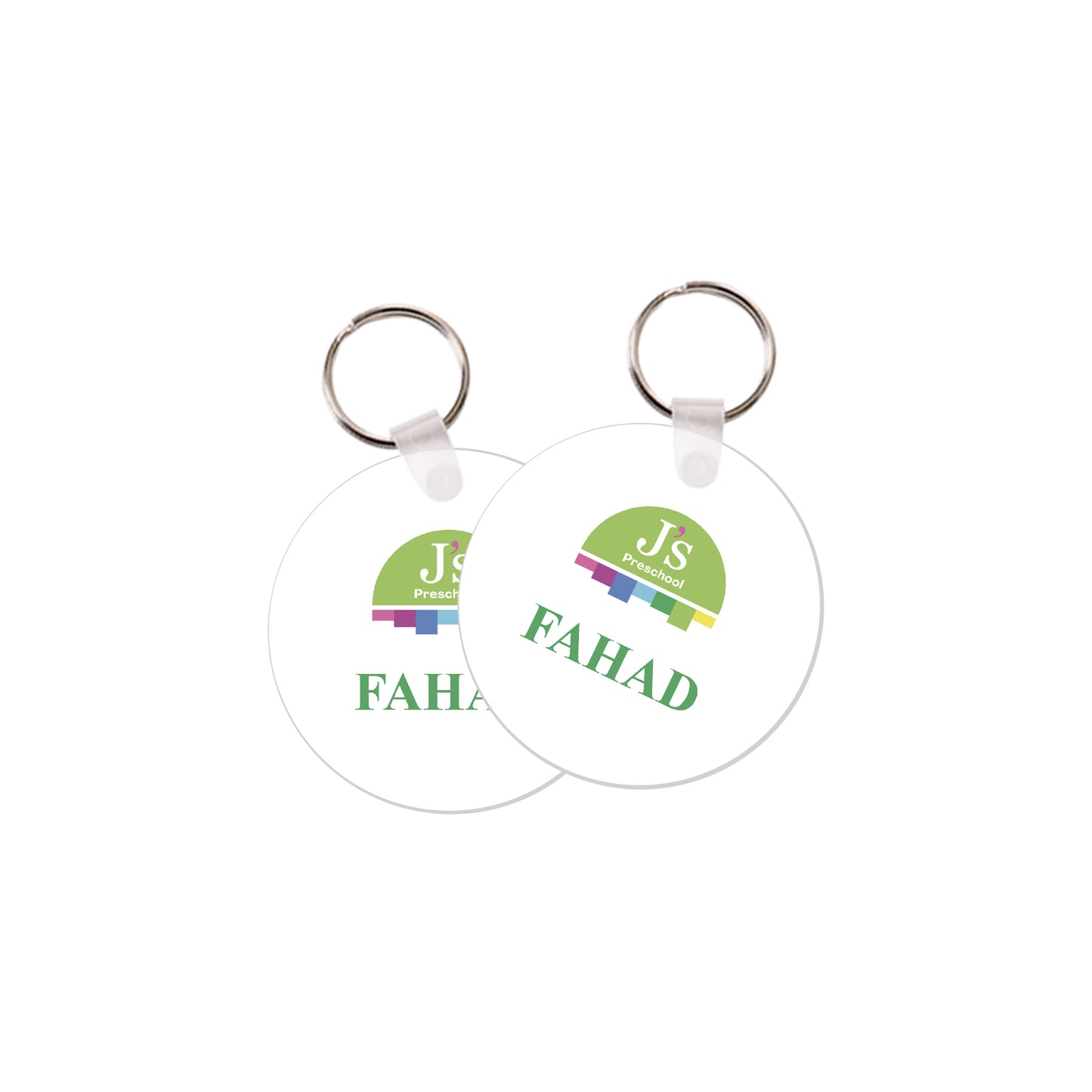 J'S Pre-School Logo Tags