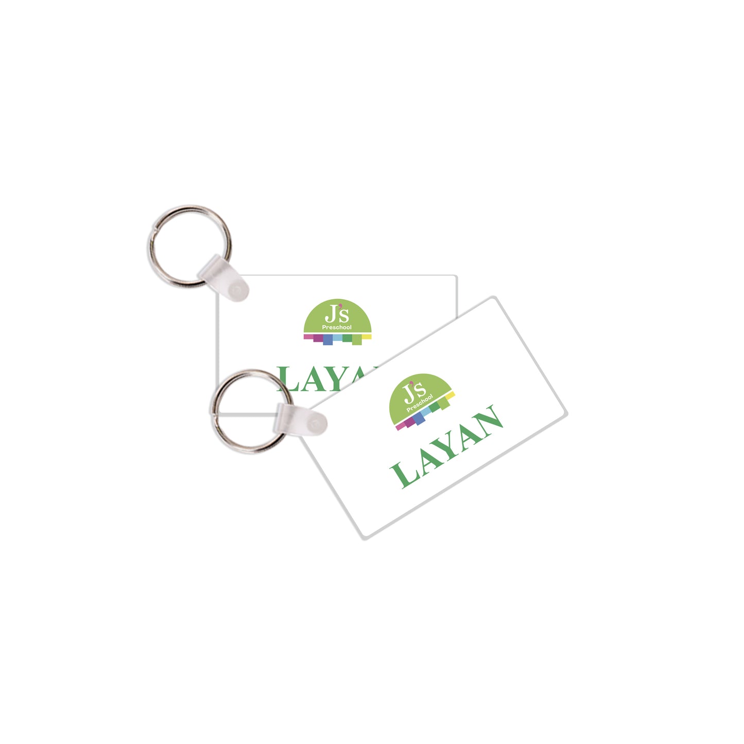 J'S Pre-School Logo Tags