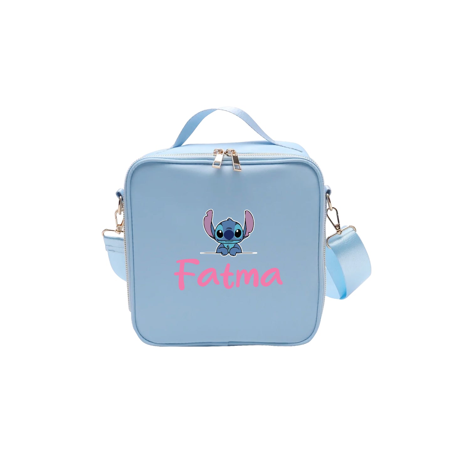 Blue School Lunch bag 2025 - Stitch