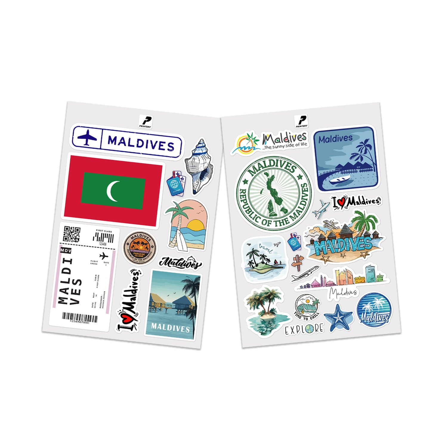 Traveling Stickers - Maldives