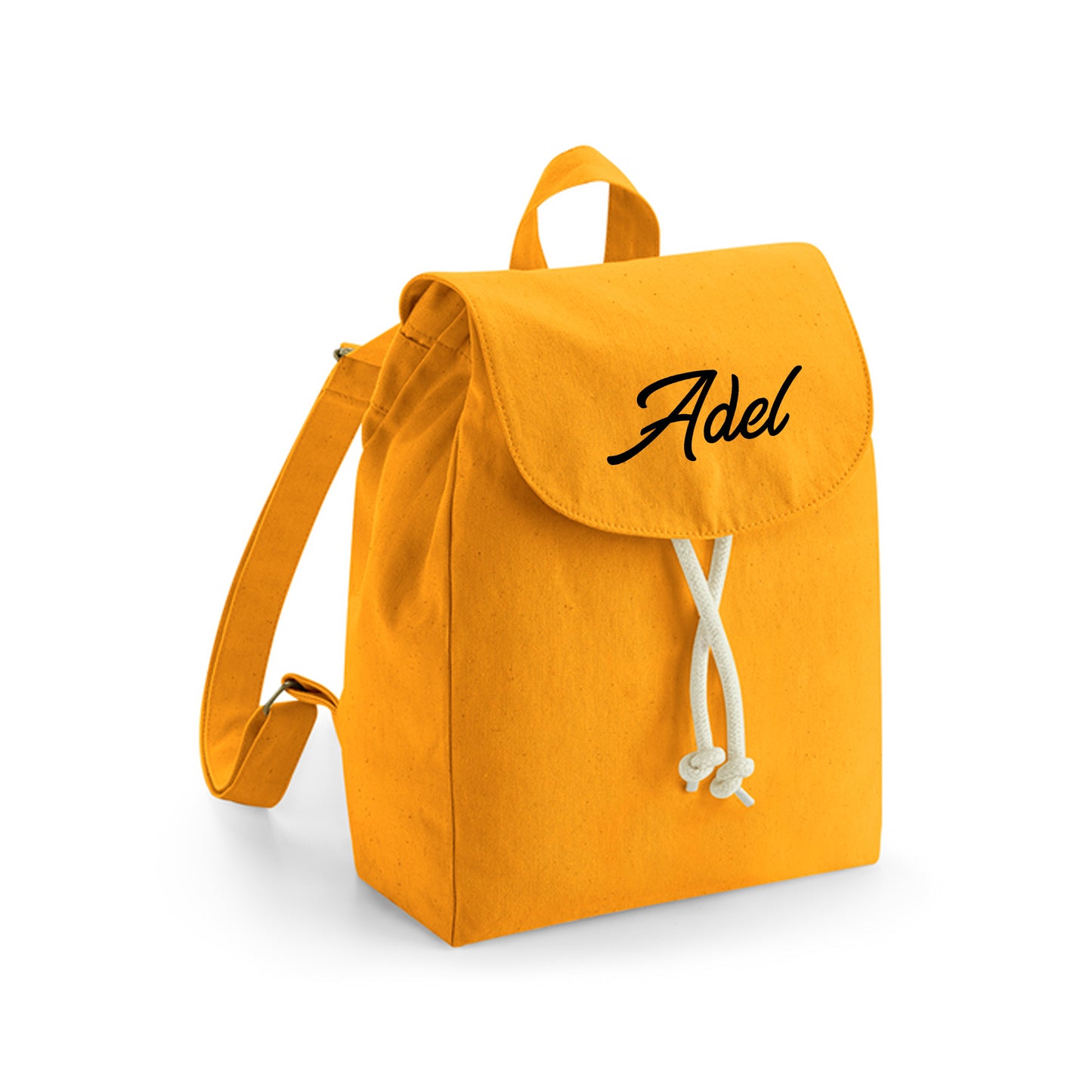 Yellow Organic Mini Backpack 12