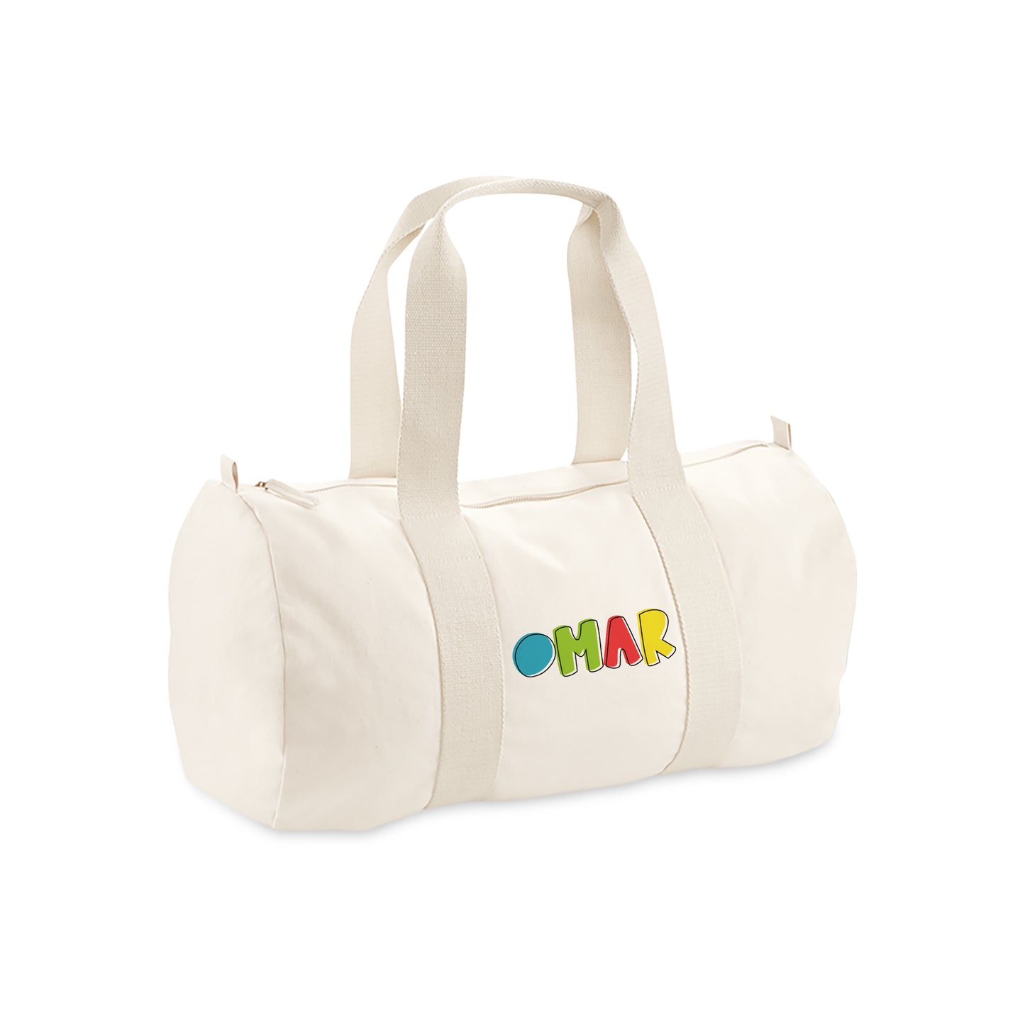 Natural Color Organic Barrel Bag D02