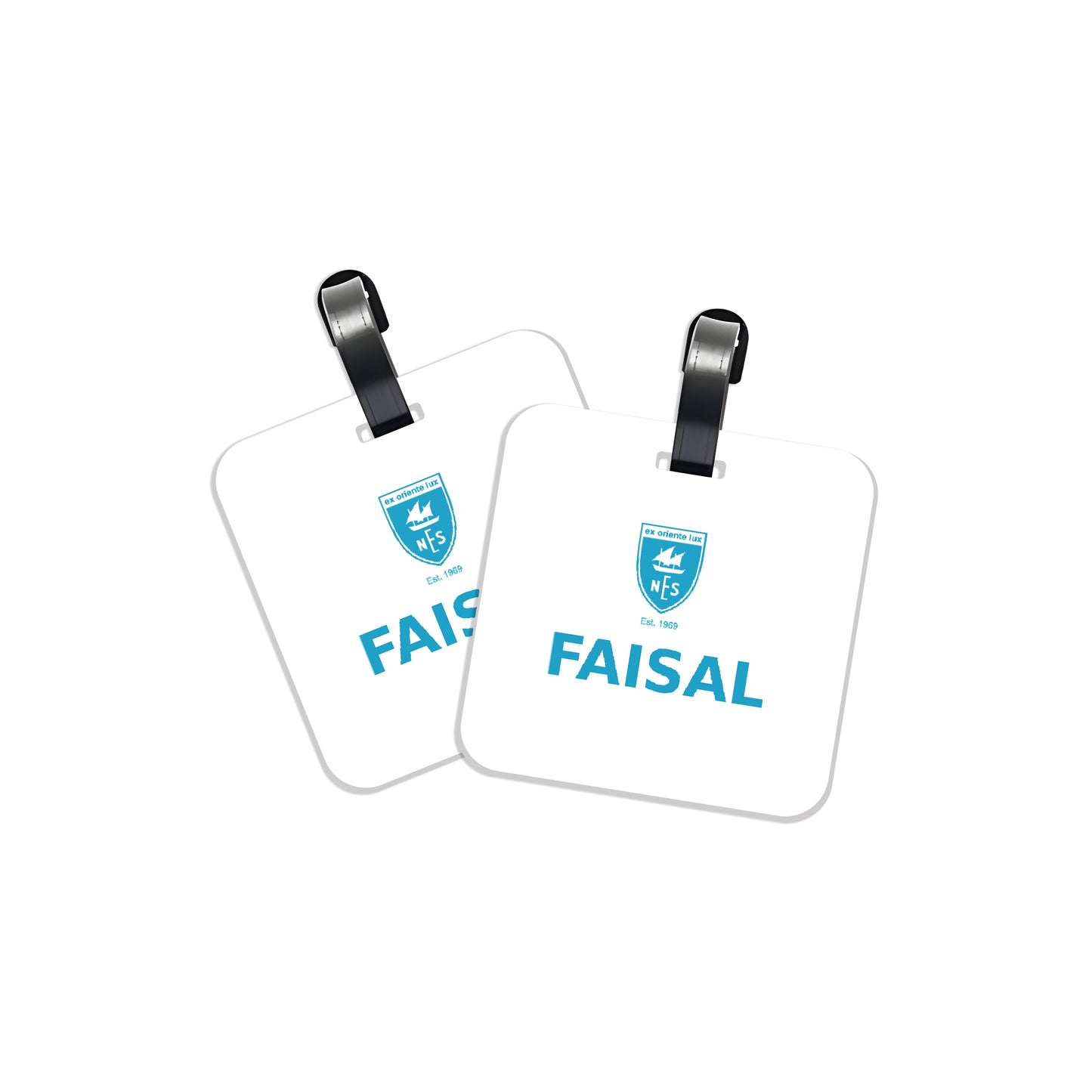 NES School Logo Tags