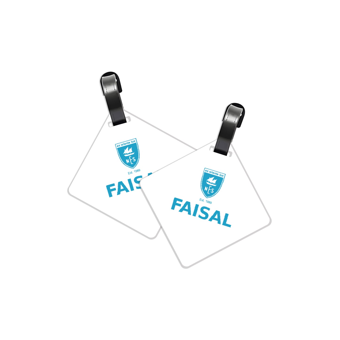 NES School Logo Tags