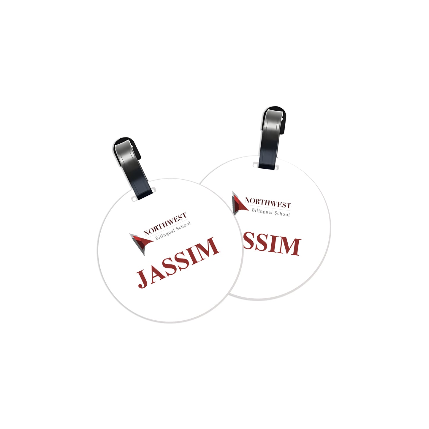 Northwest Bilingual School Logo Tags