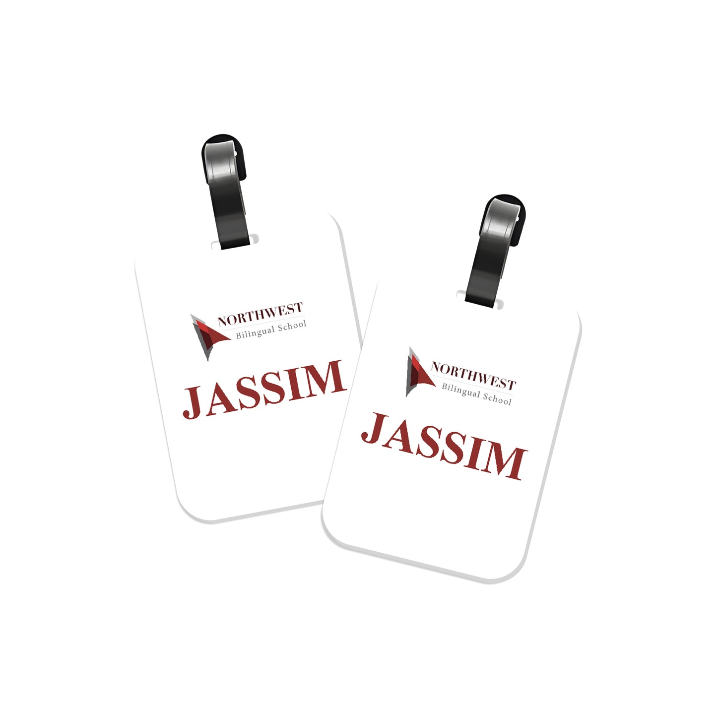 Northwest Bilingual School Logo Tags