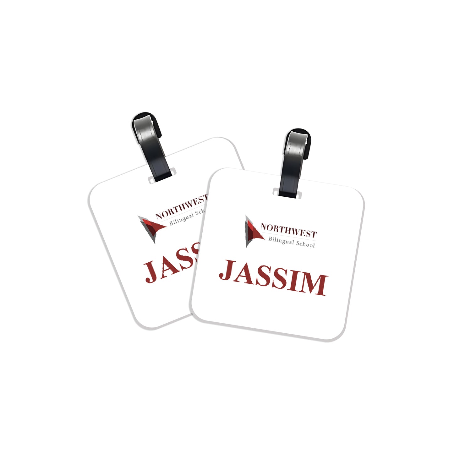 Northwest Bilingual School Logo Tags