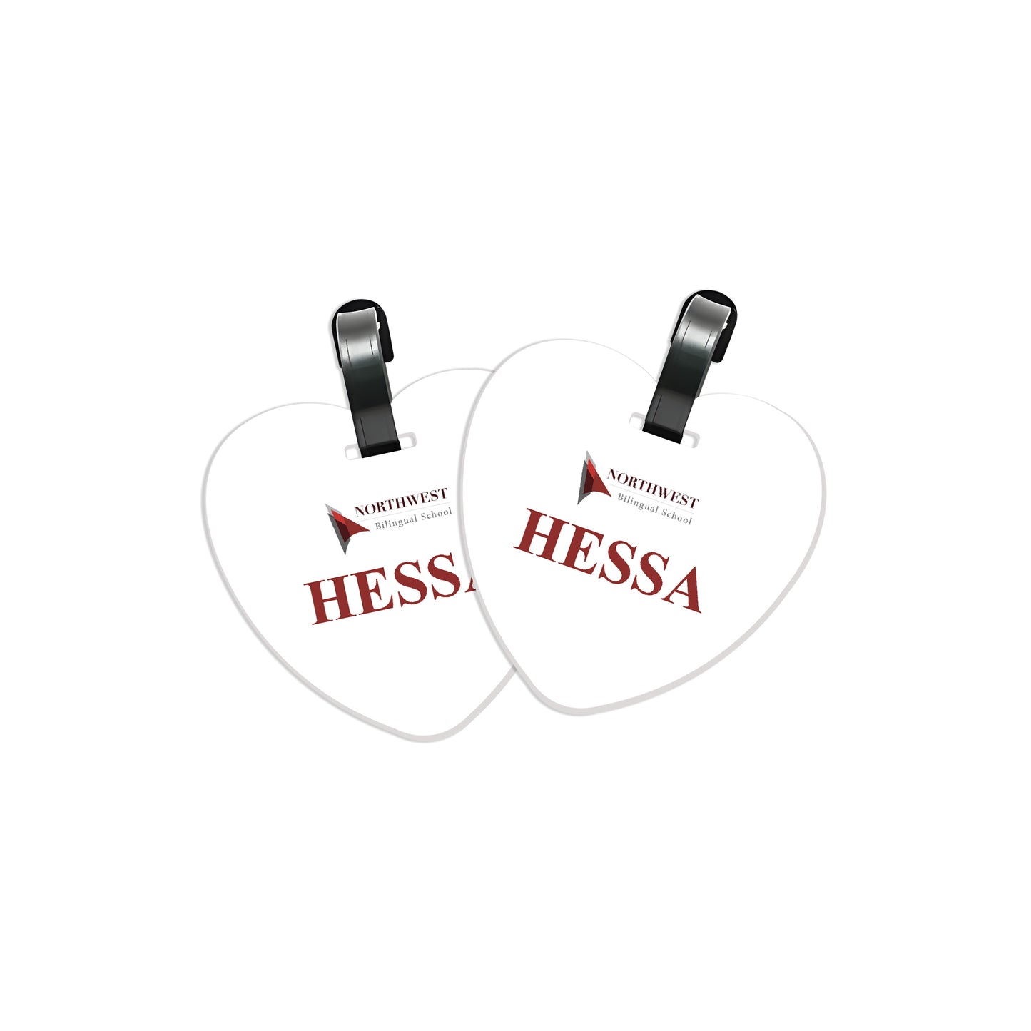 Northwest Bilingual School Logo Tags