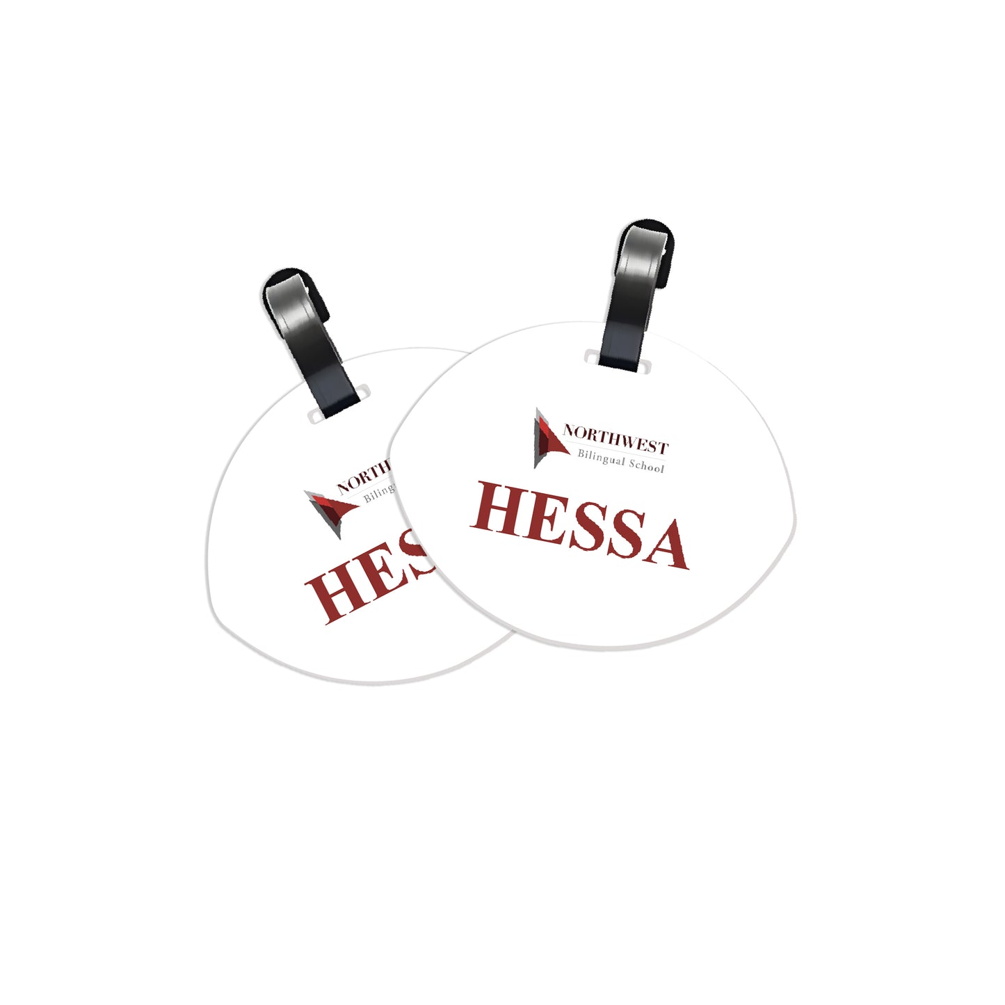 Northwest Bilingual School Logo Tags