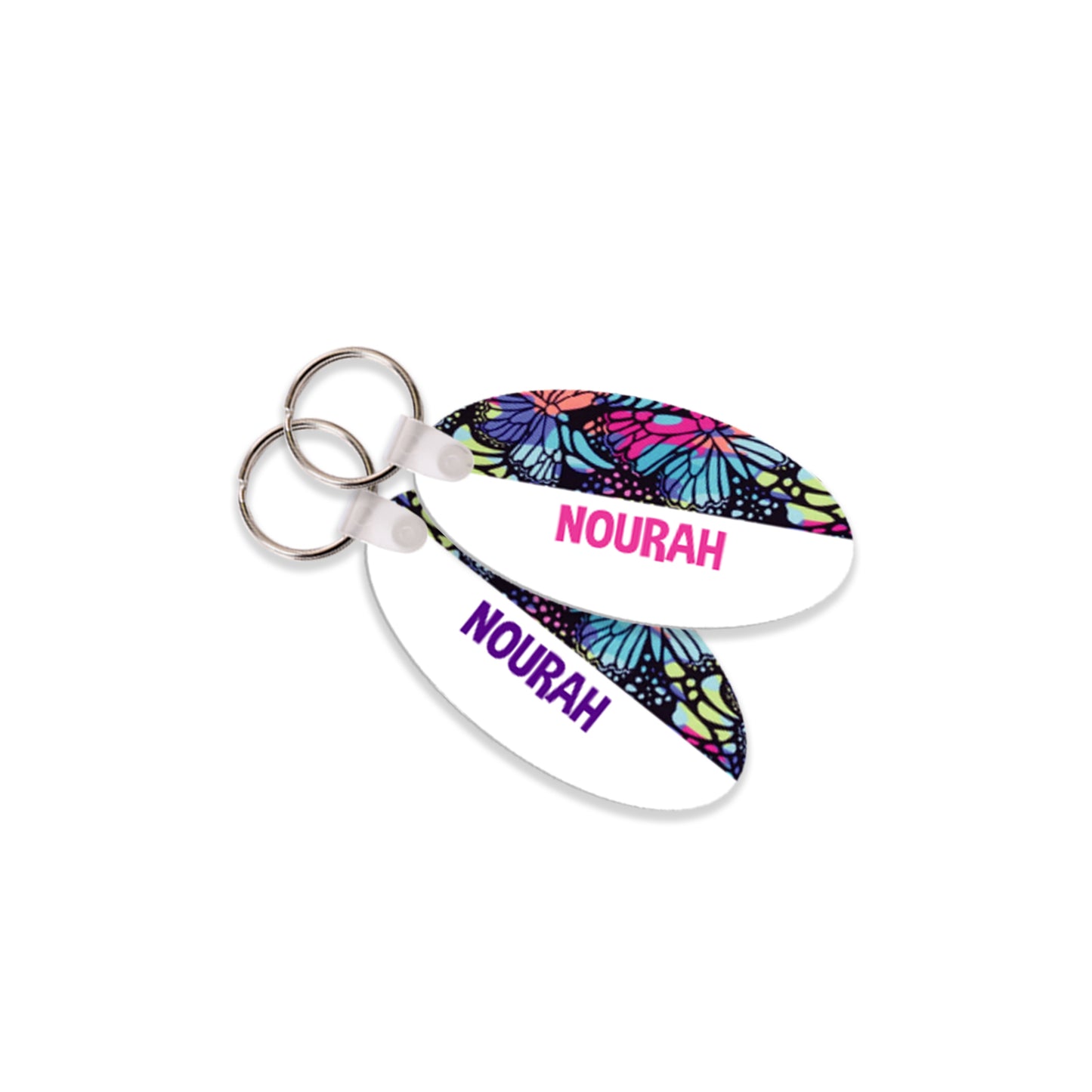 School Tags D118 - Butterfly
