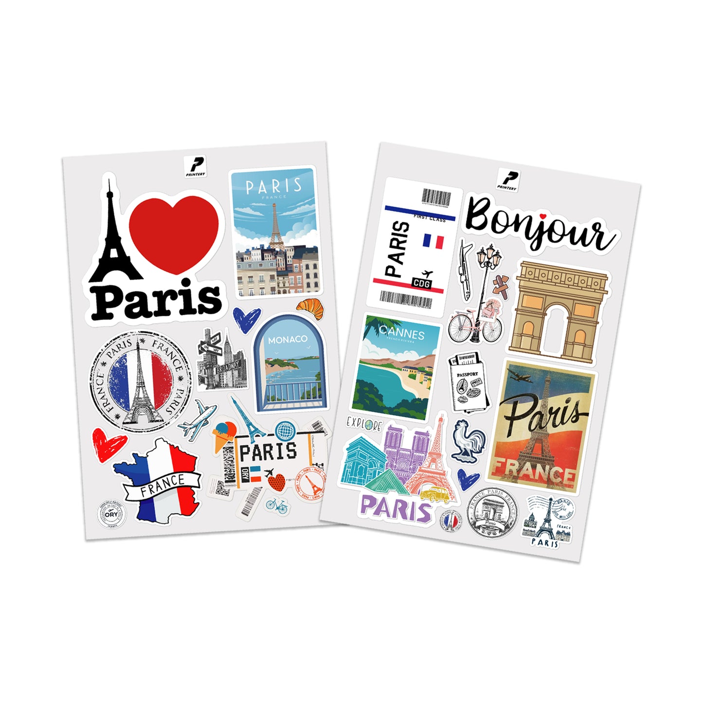 Traveling Stickers - Paris