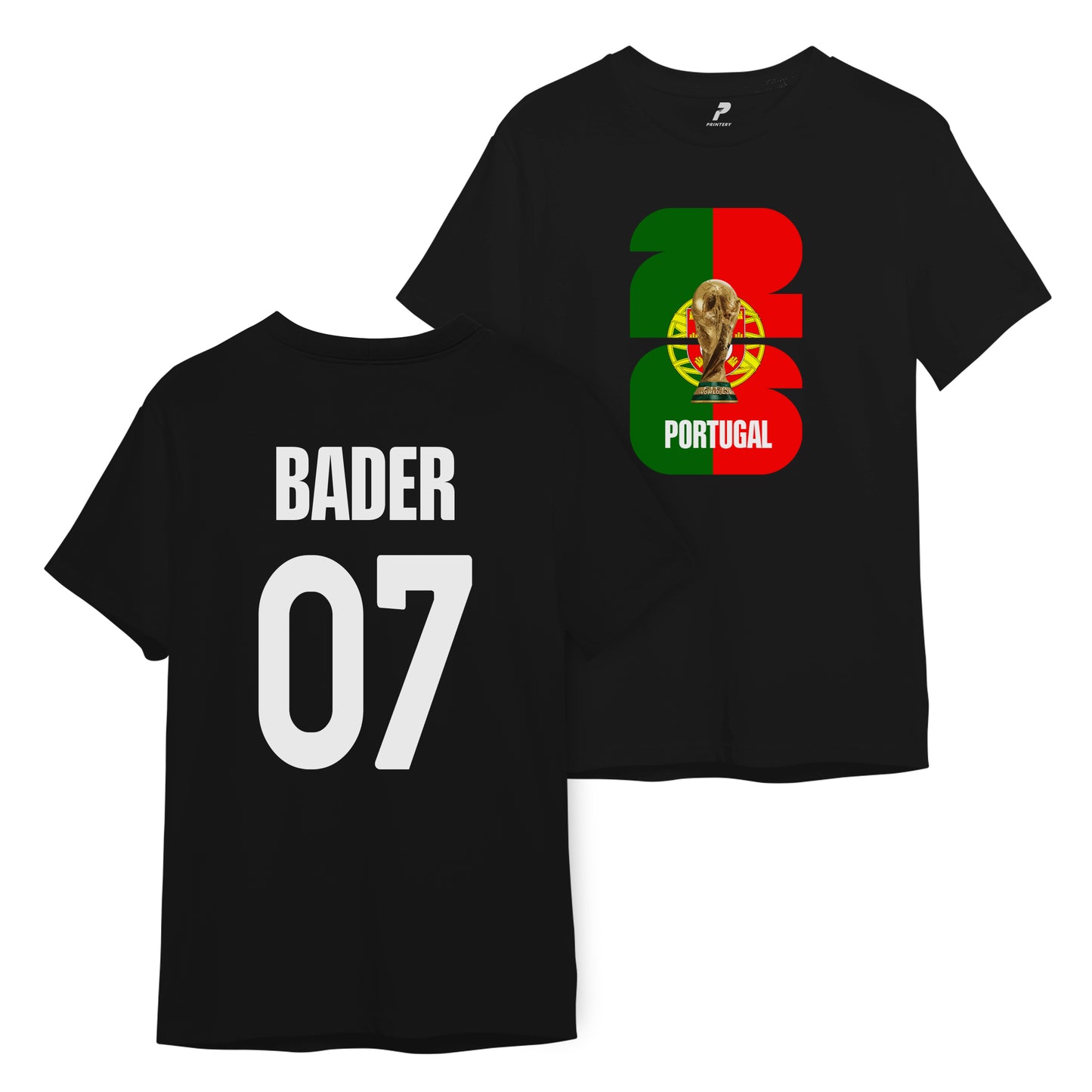 Portugal Customized T-Shirt WCD02