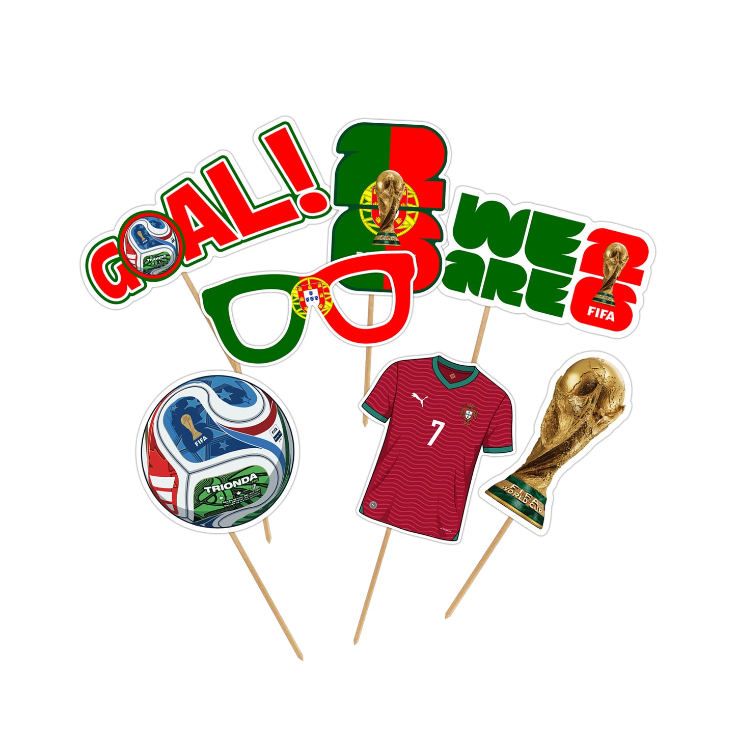 Portugal World Cup Photo Props
