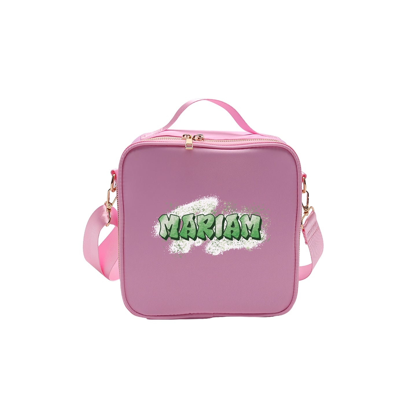 Pink School Lunch bag 2025 - Graffiti