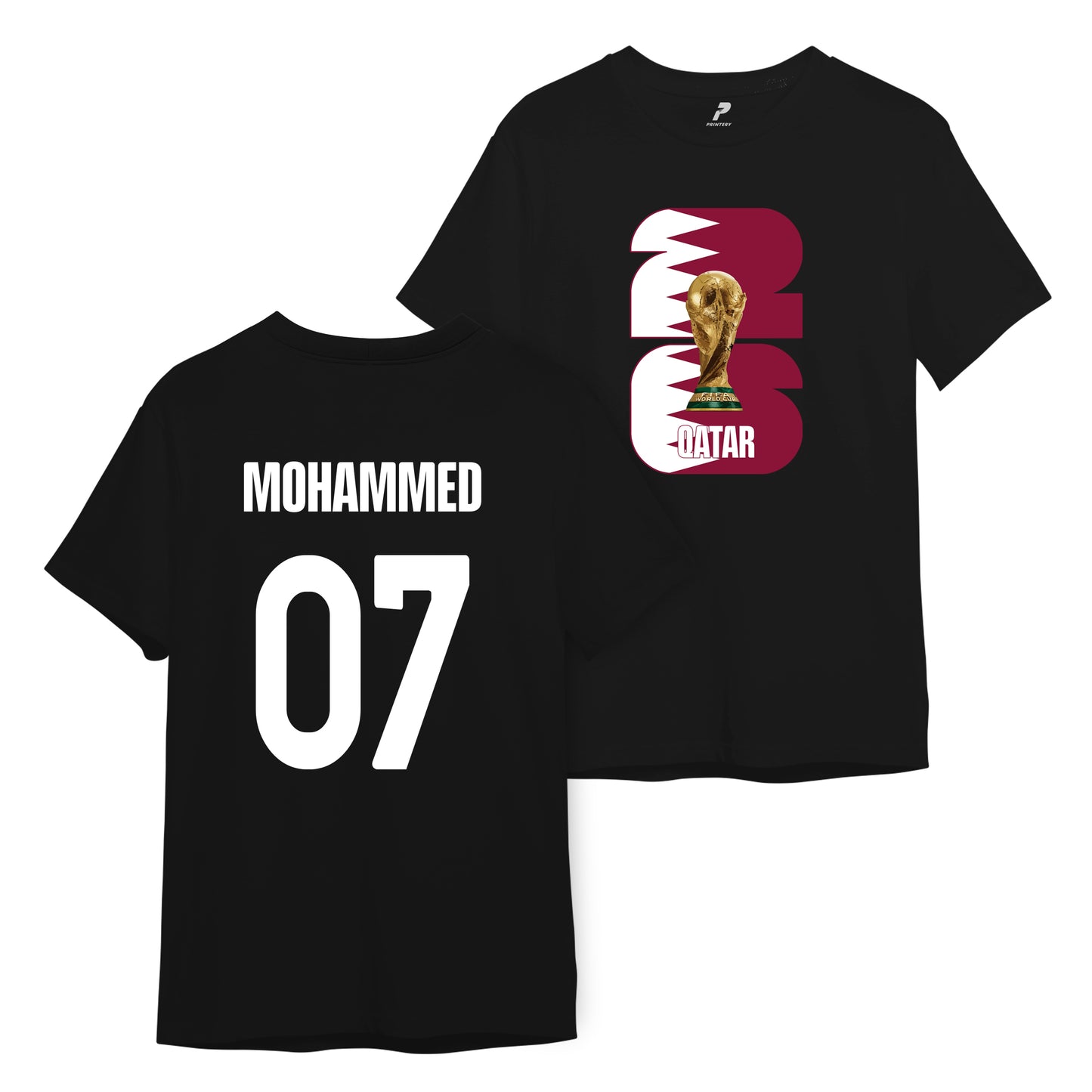 Qatar Customized T-Shirt WCD02