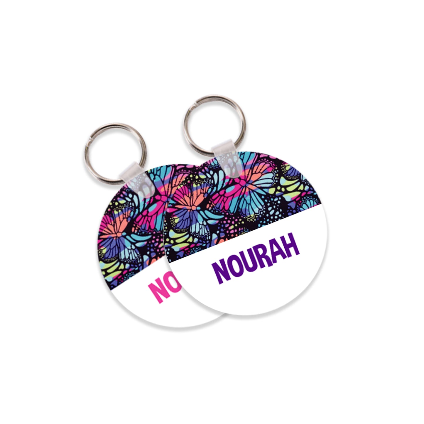 School Tags D118 - Butterfly