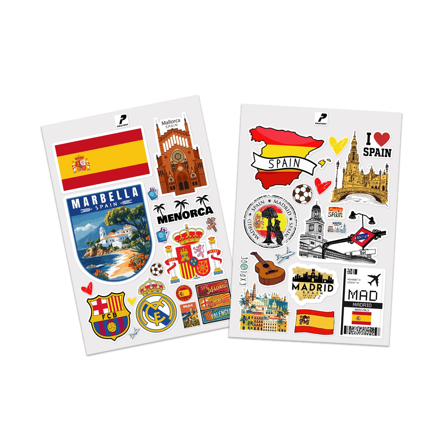 Traveling Stickers - Spain