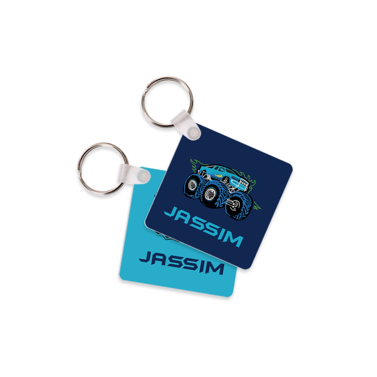 School Tags D111 - Monster Truck