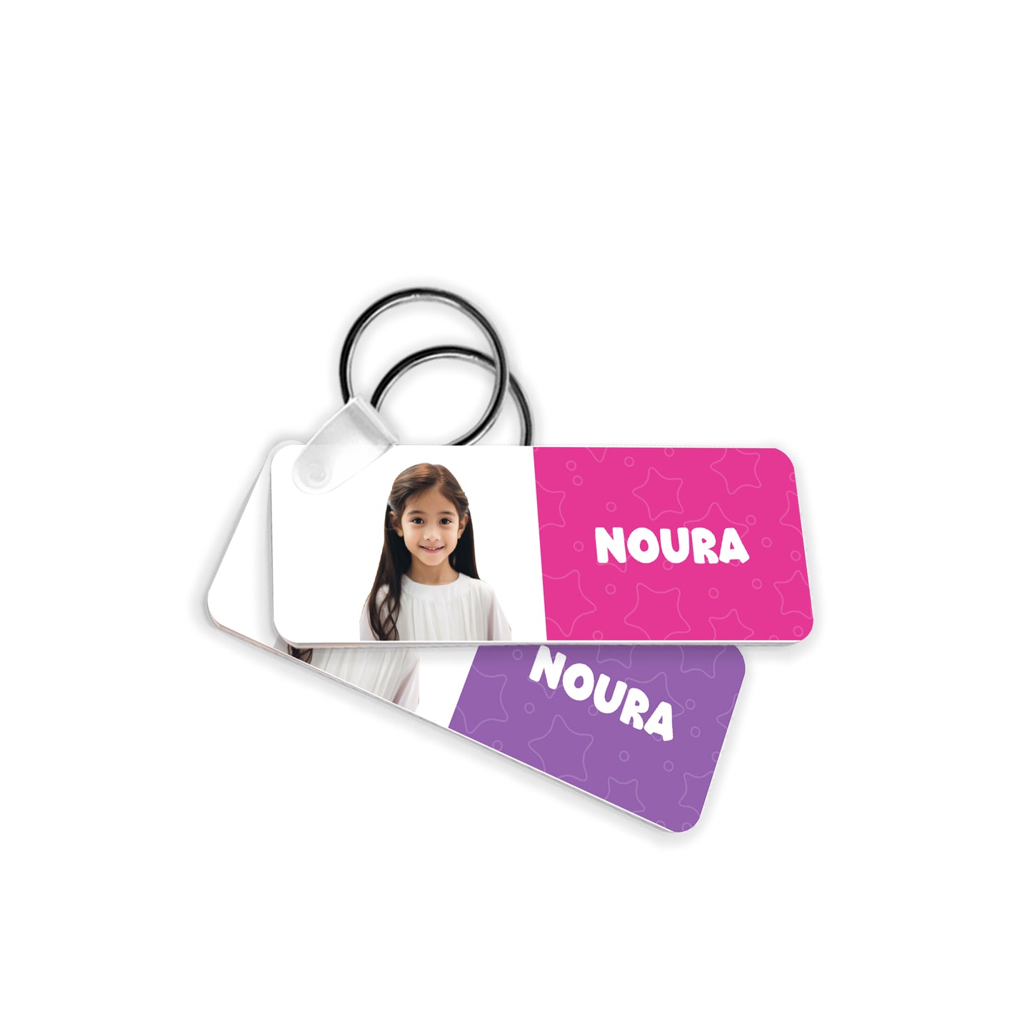 School Tags D133 - Girl Photo Theme