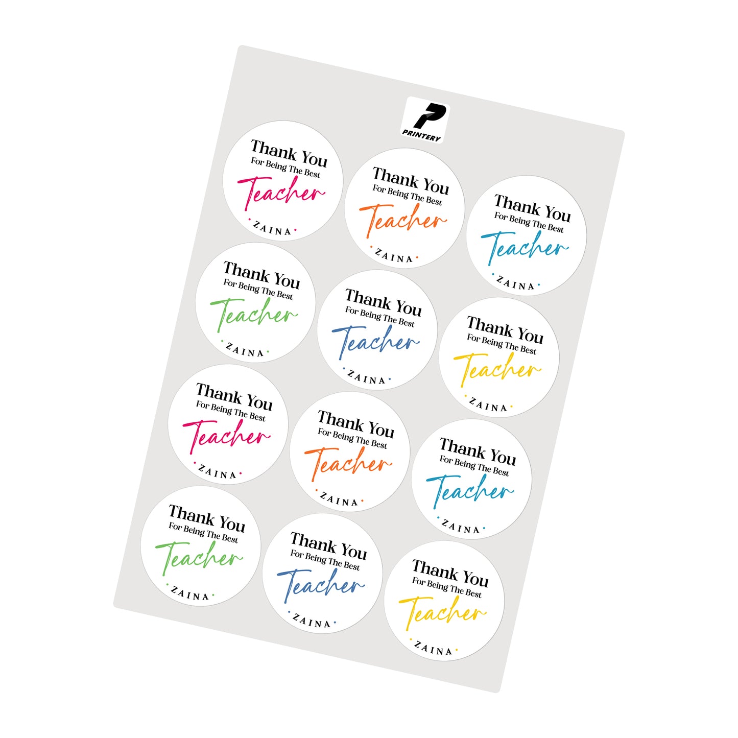 Teachers Day Stickers / Cards TD03