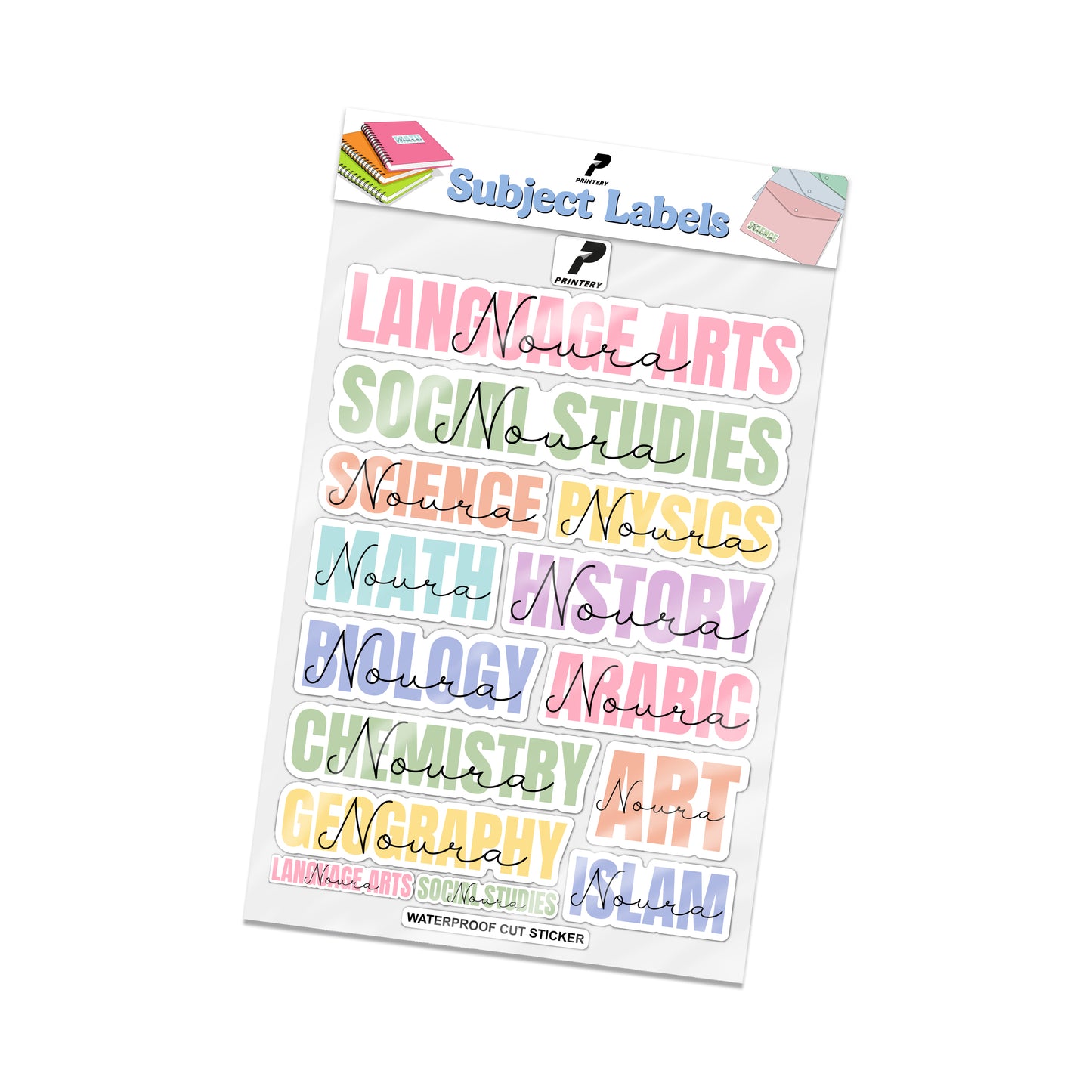 School Subject Labels 01