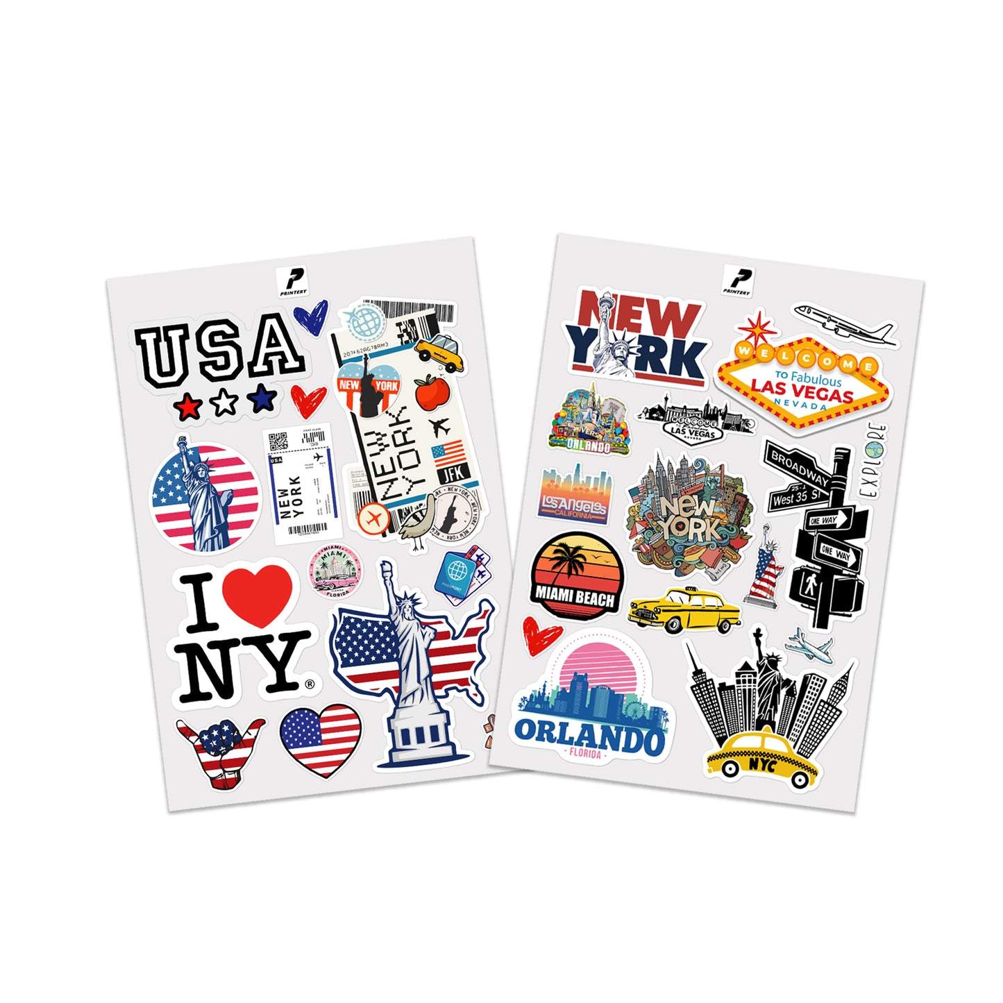 Traveling Stickers - USA