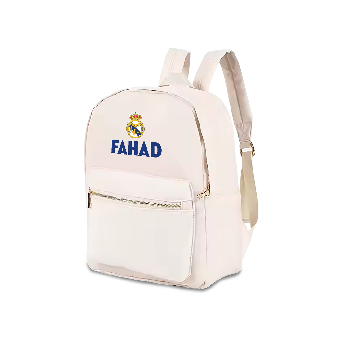 Nude Color School Backpack 2025 - Real Madrid