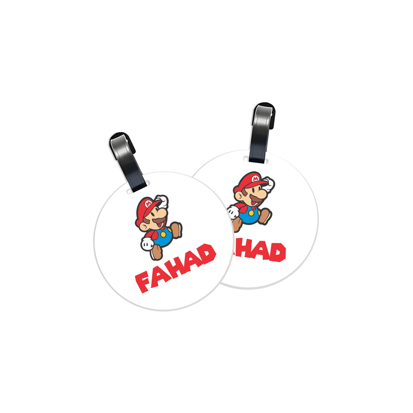 School Tags D135 - Mario