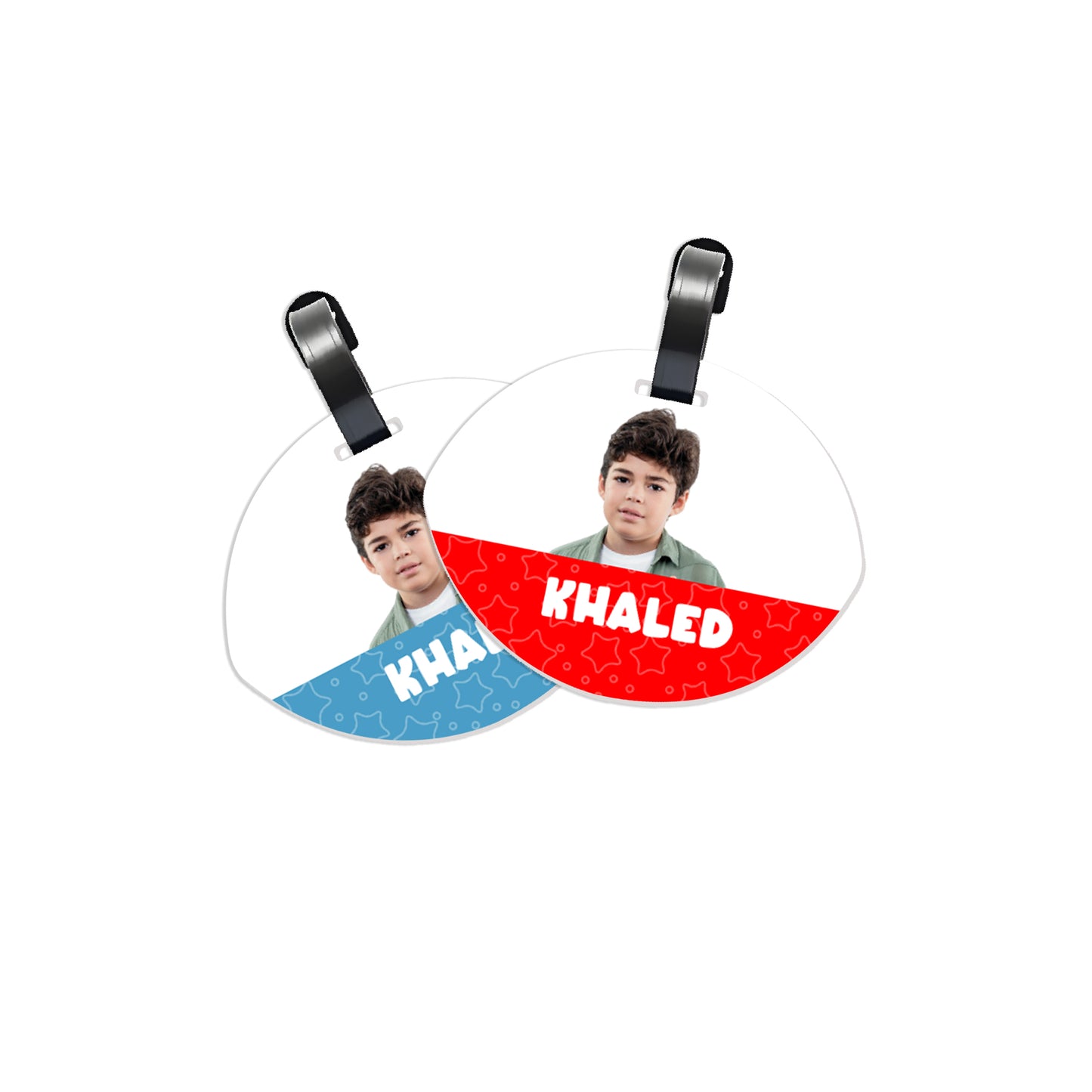 School Tags D133 - Boy Photo Theme