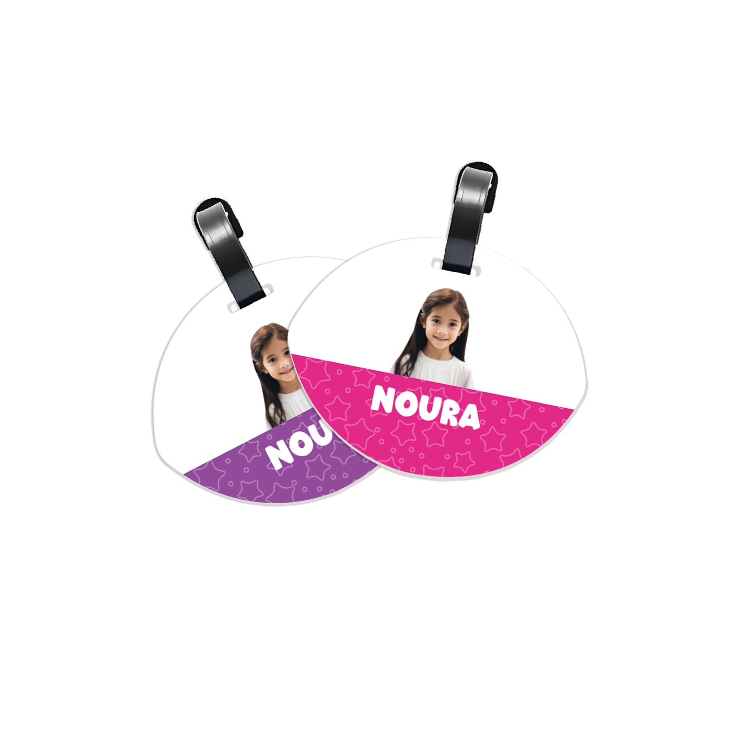 School Tags D133 - Girl Photo Theme