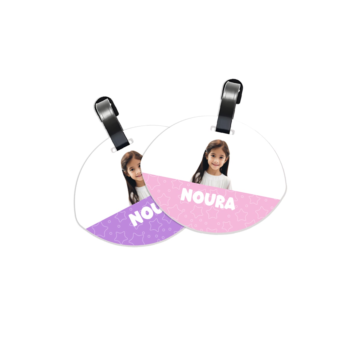 School Tags D134 - Girl Photo Theme