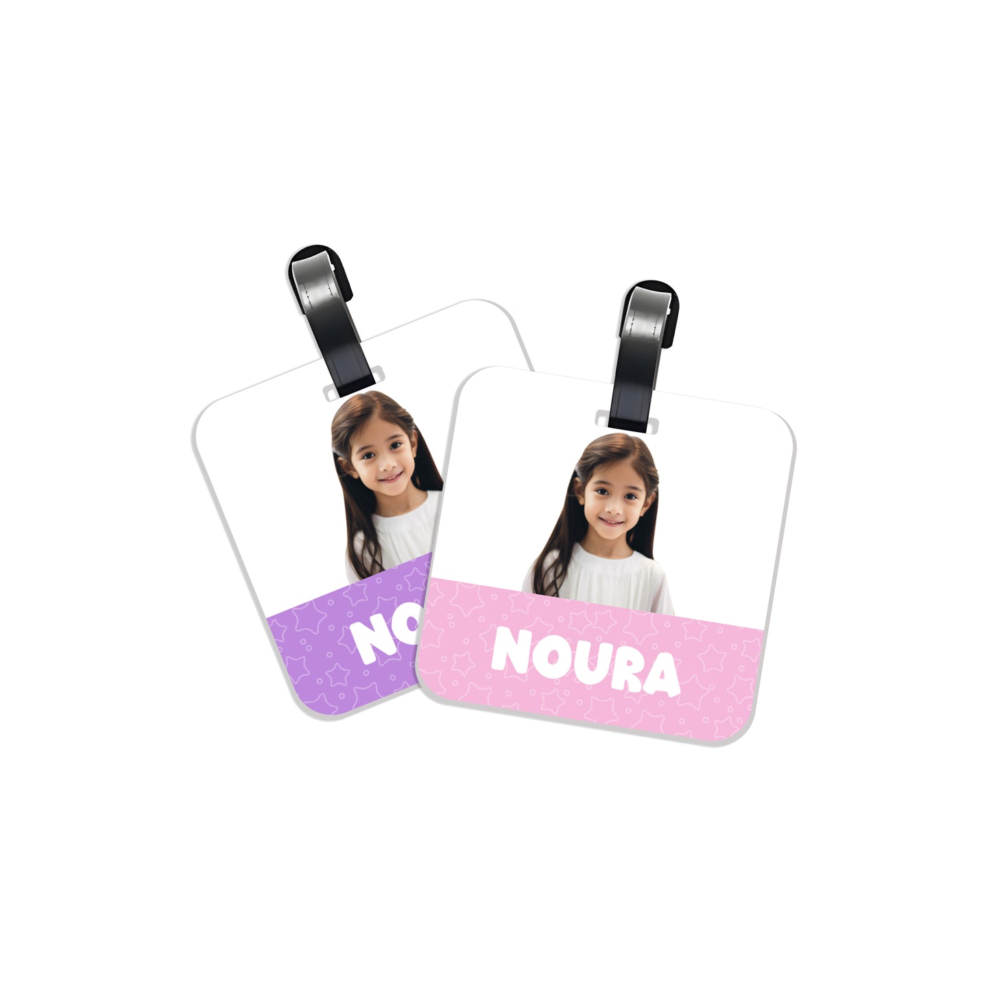 School Tags D134 - Girl Photo Theme