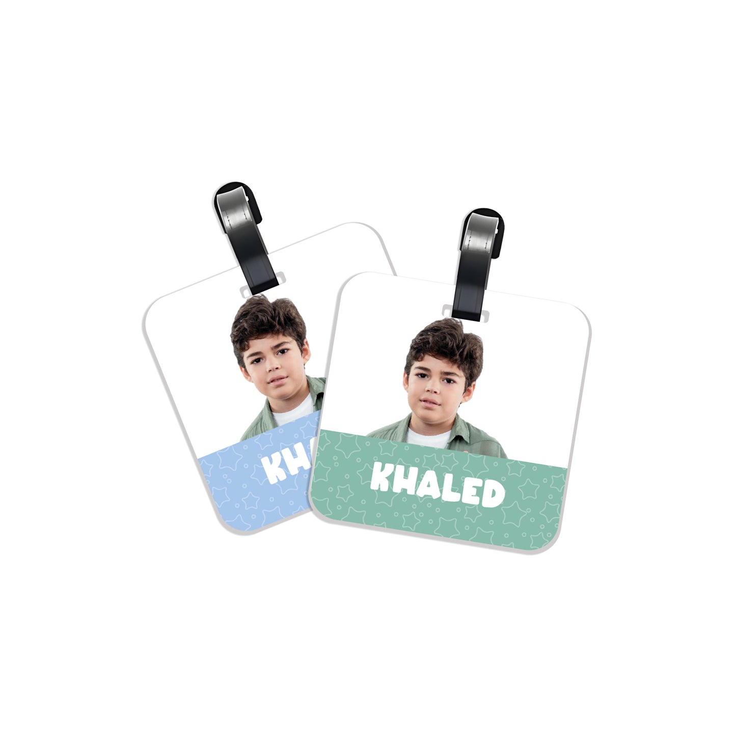 School Tags D134 - Boy Photo Theme