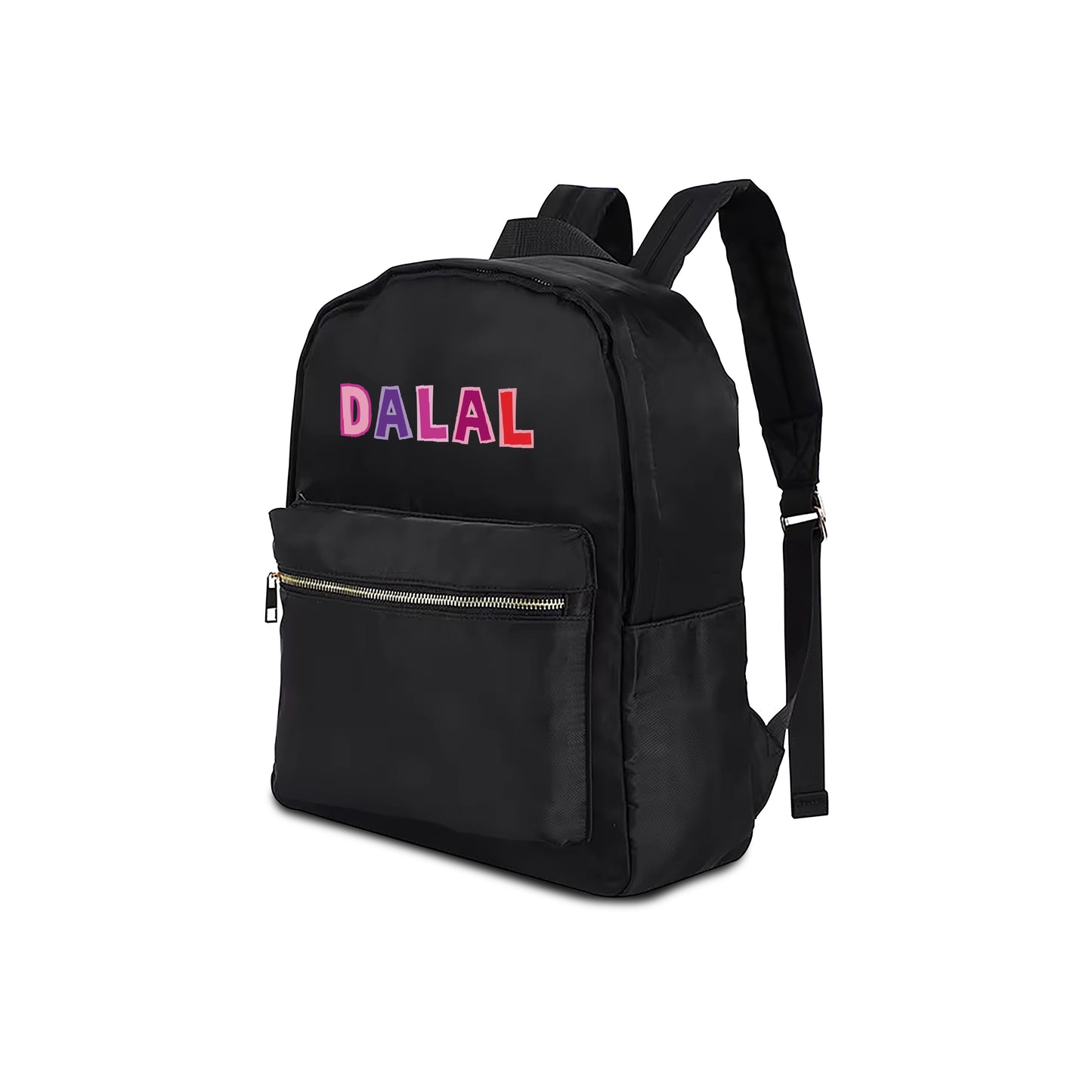 Black School Backpack 2025 - Letter Design