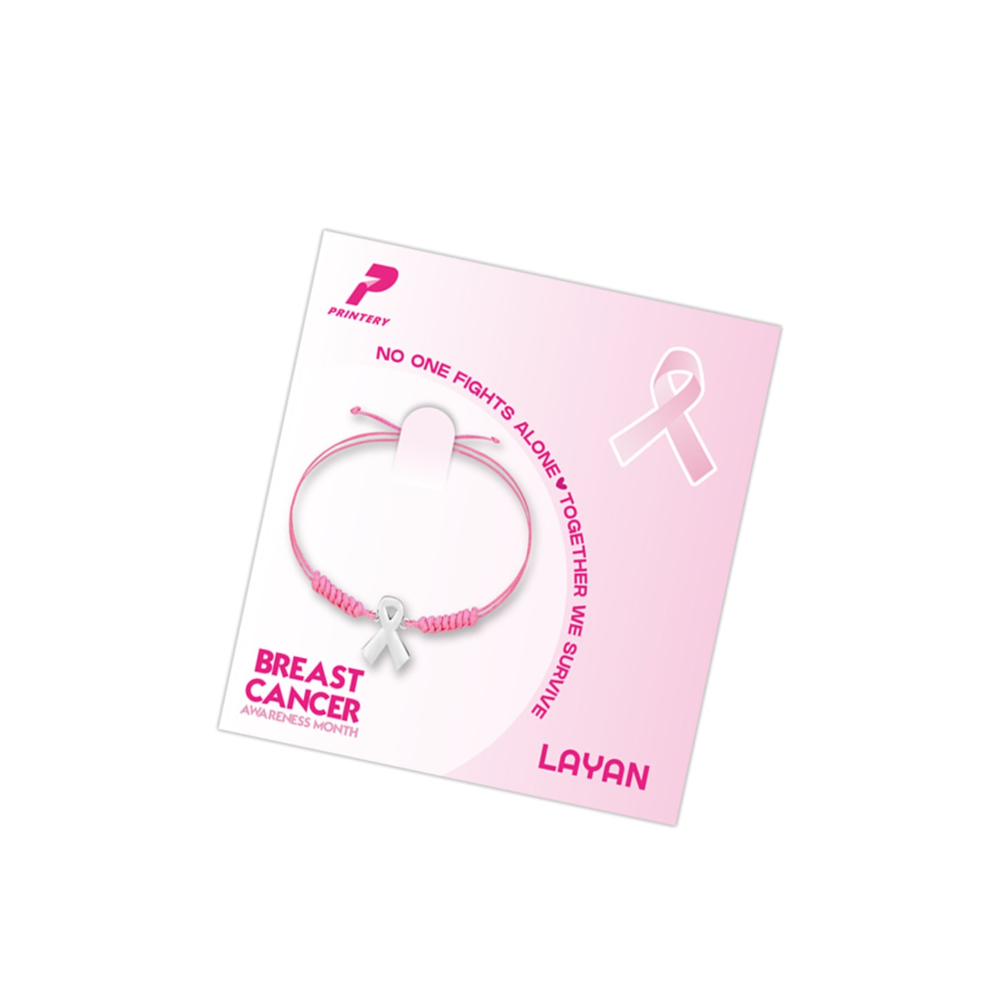 Cancer Awareness Giveaway Bracelet