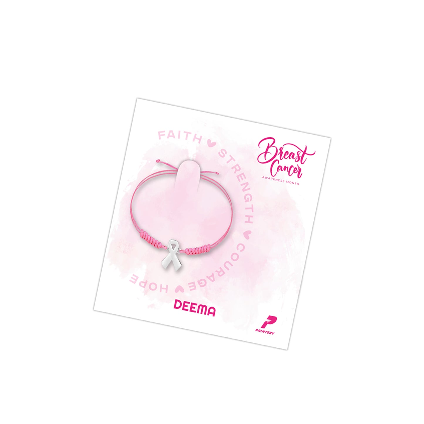 Cancer Awareness Giveaway Bracelet