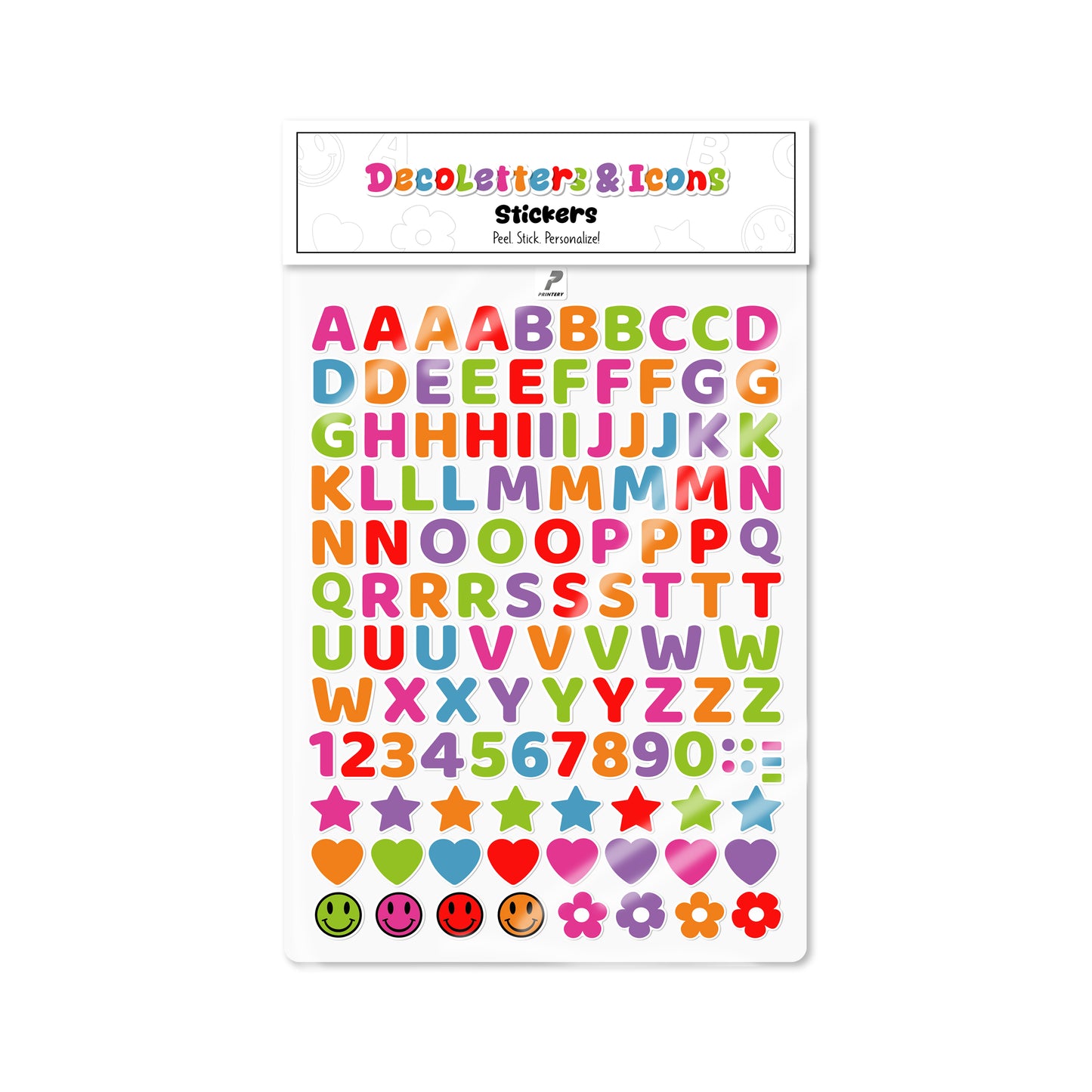 Deco Letters & Icons Pack