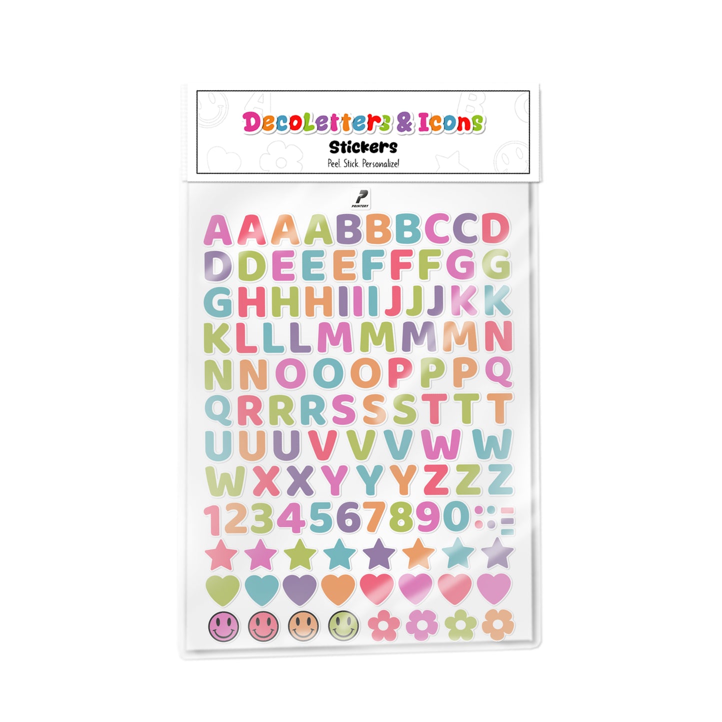 Deco Letters & Icons Pack