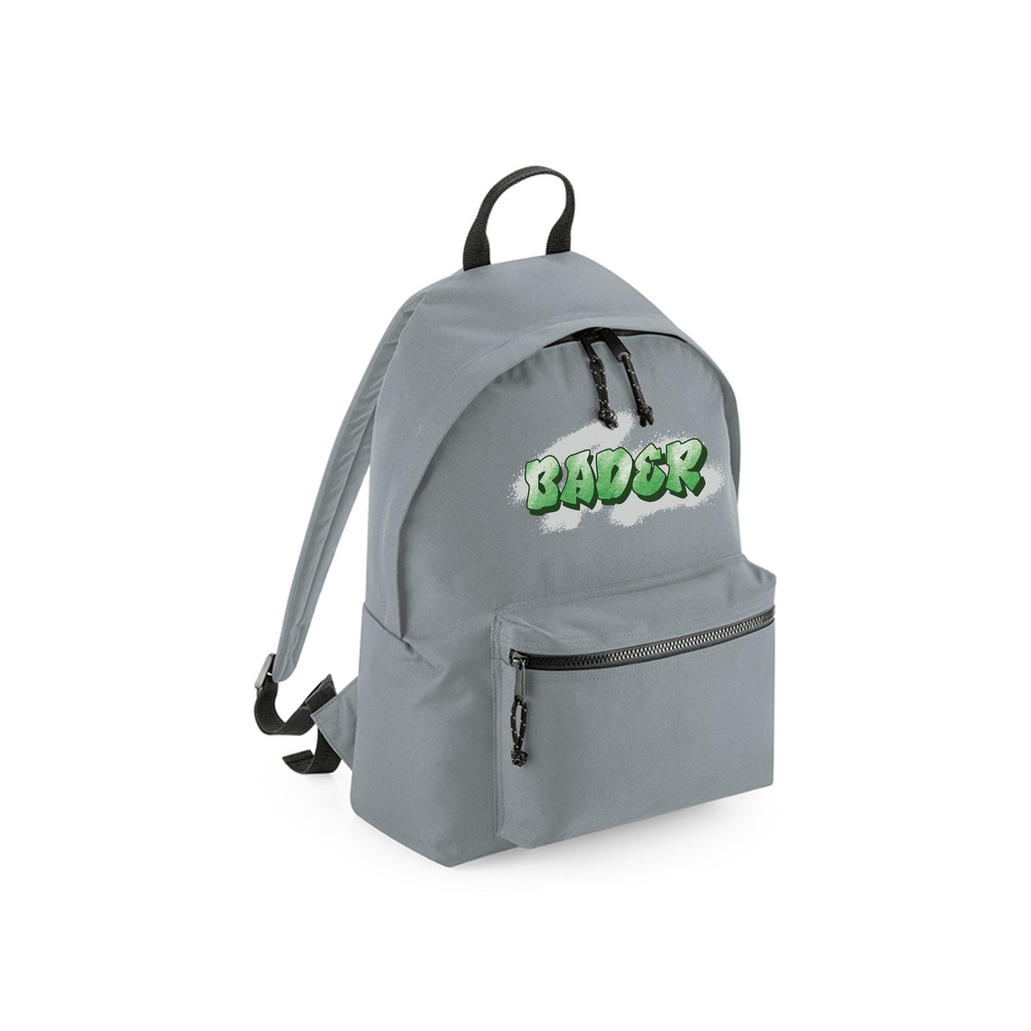 Gray Recycled Backpack - Graffiti